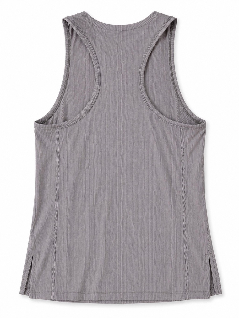 Women's Gray Racerback Tank Top - Sleek Everyday Essential